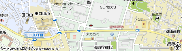 大阪府枚方市長尾谷町周辺の地図