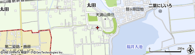 兵庫県揖保郡太子町天満山93周辺の地図
