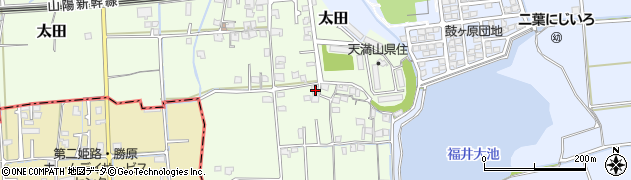 兵庫県揖保郡太子町天満山69周辺の地図