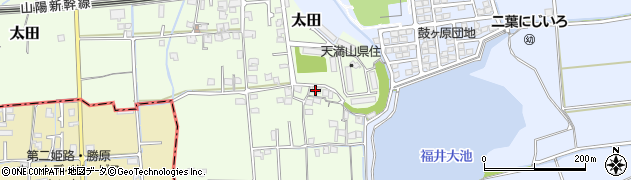 兵庫県揖保郡太子町天満山82周辺の地図