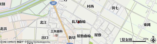 愛知県西尾市一色町開正（長刀曲輪）周辺の地図
