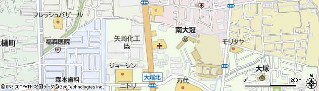スーパーオートバックス　高槻店周辺の地図
