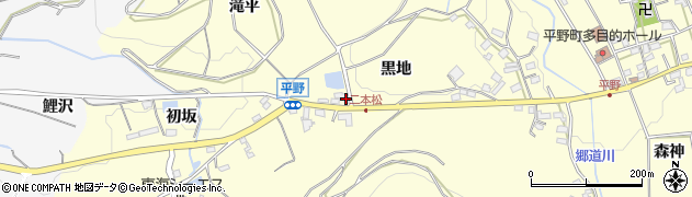愛知県豊橋市石巻平野町（黒地）周辺の地図