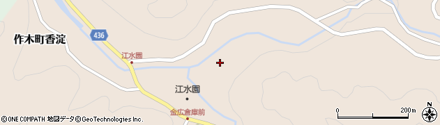 香淀川周辺の地図
