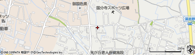 兵庫県姫路市御国野町国分寺252周辺の地図