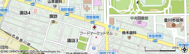 コンフォートホテル豊川周辺の地図