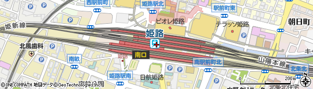 ケンタッキーフライドチキンＪＲ姫路駅店周辺の地図