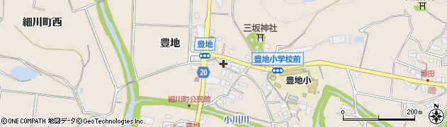 兵庫県三木市細川町豊地426周辺の地図