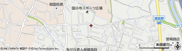 兵庫県姫路市御国野町国分寺246周辺の地図