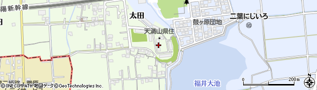 兵庫県揖保郡太子町天満山91周辺の地図