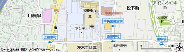 畑田コミュニティセンター周辺の地図