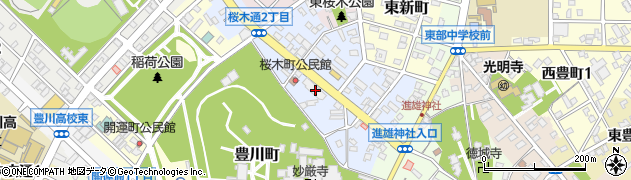 ロイヤルマンション桜木通管理室周辺の地図