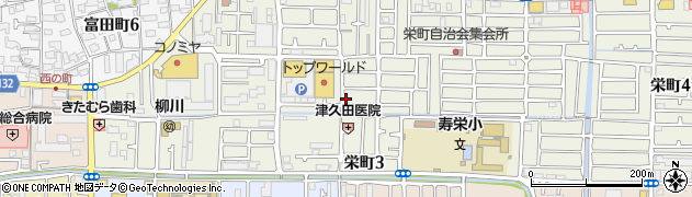 本家かまどや　高槻栄町店周辺の地図