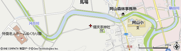三重県伊賀市馬場周辺の地図