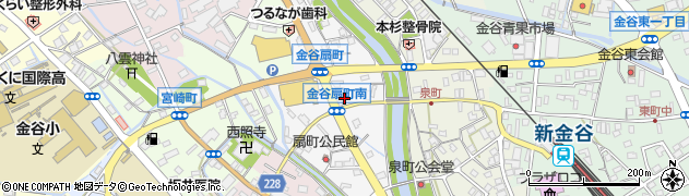 静岡県島田市金谷扇町周辺の地図