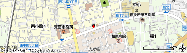 ＥＮＥＯＳ　Ｄｒ．Ｄｒｉｖｅセルフ箕面中央店周辺の地図