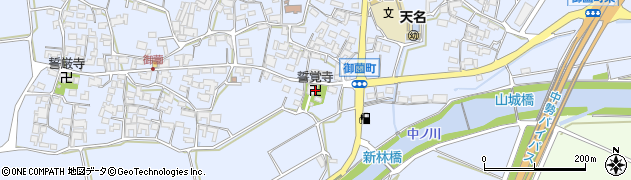 誓覚寺周辺の地図