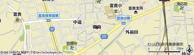 愛知県知多郡武豊町冨貴郷南周辺の地図