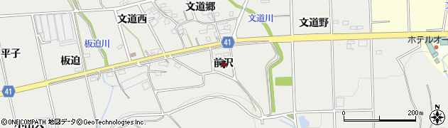 愛知県西尾市吉良町津平前沢周辺の地図