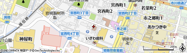 あっぷる　デイサービス姫路周辺の地図