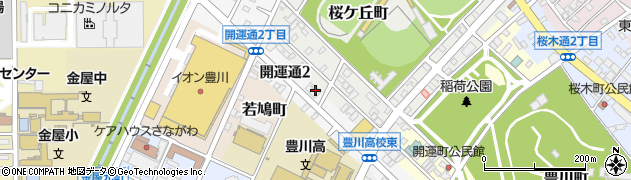 やま・鍼灸整骨院・豊川周辺の地図