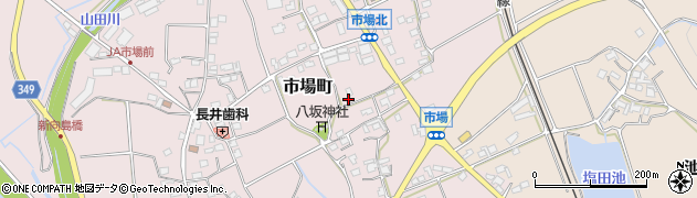 兵庫県小野市市場町662周辺の地図