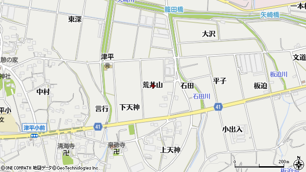 〒444-0503 愛知県西尾市吉良町津平の地図