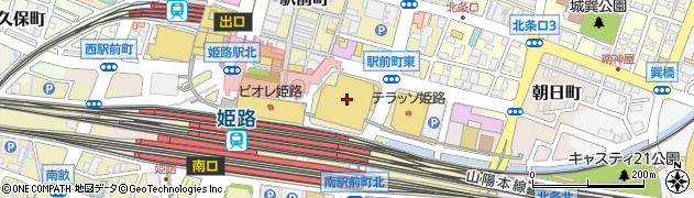 いきなり！ステーキホテルモントレ姫路店周辺の地図