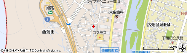 兵庫県姫路市広畑区西蒲田1788周辺の地図