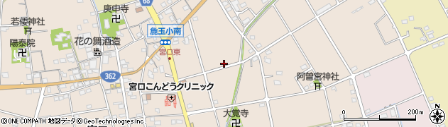 静岡県浜松市浜名区宮口周辺の地図