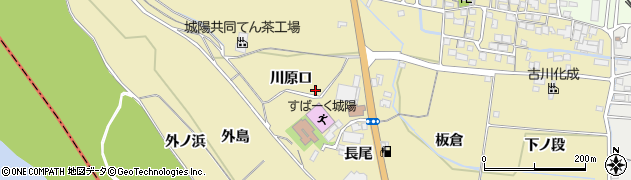 京都府城陽市奈島川原口50周辺の地図