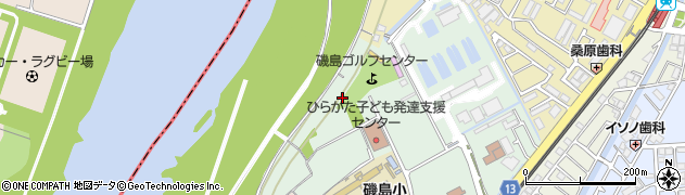 大阪府枚方市磯島北町周辺の地図