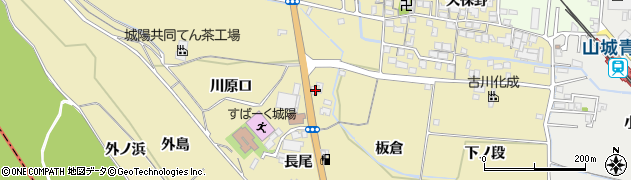 京都府城陽市奈島川原口9周辺の地図