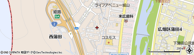 兵庫県姫路市広畑区西蒲田1760周辺の地図