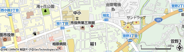 中井胃腸科医院周辺の地図