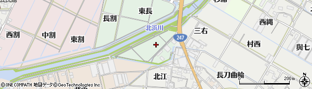 愛知県西尾市刈宿町（東弥治）周辺の地図