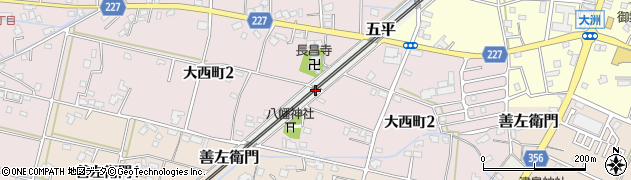 静岡県藤枝市五平周辺の地図