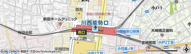池田泉州銀行川西支店 ＡＴＭ周辺の地図