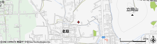 兵庫県太子町（揖保郡）老原周辺の地図