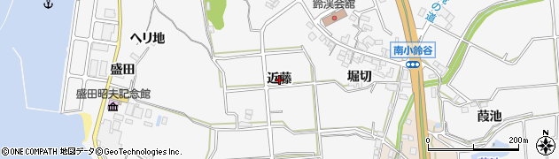 愛知県常滑市小鈴谷（近藤）周辺の地図