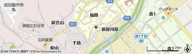 愛知県豊川市国府町下河原102周辺の地図