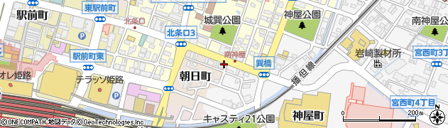 エディック　姫路本部校周辺の地図