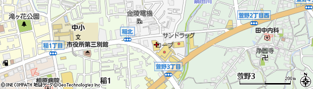 キリン堂　坊島店周辺の地図