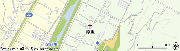 静岡県掛川市原里206周辺の地図