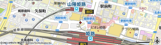 姫路駅﻿(姫路バスターミナル)周辺の地図