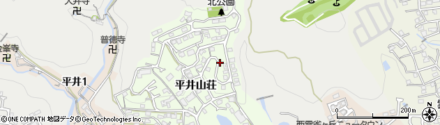 兵庫県宝塚市平井山荘14周辺の地図
