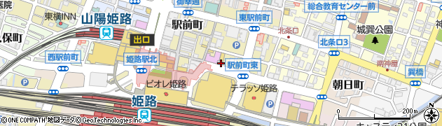 タイムズカー姫路駅前店周辺の地図
