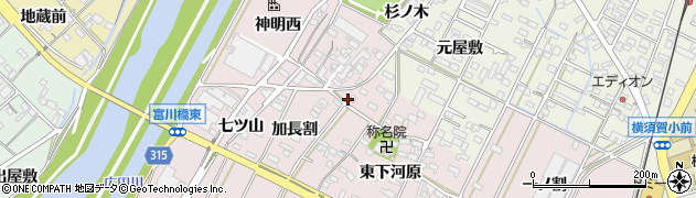 愛知県西尾市吉良町下横須賀西下河原45周辺の地図