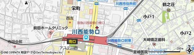 三井住友信託銀行川西支店 ＡＴＭ周辺の地図