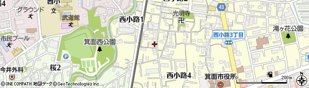 日の丸米販店周辺の地図
